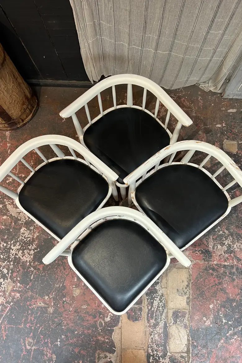 Ensemble table et 4 chaises vintage Thonet 1960