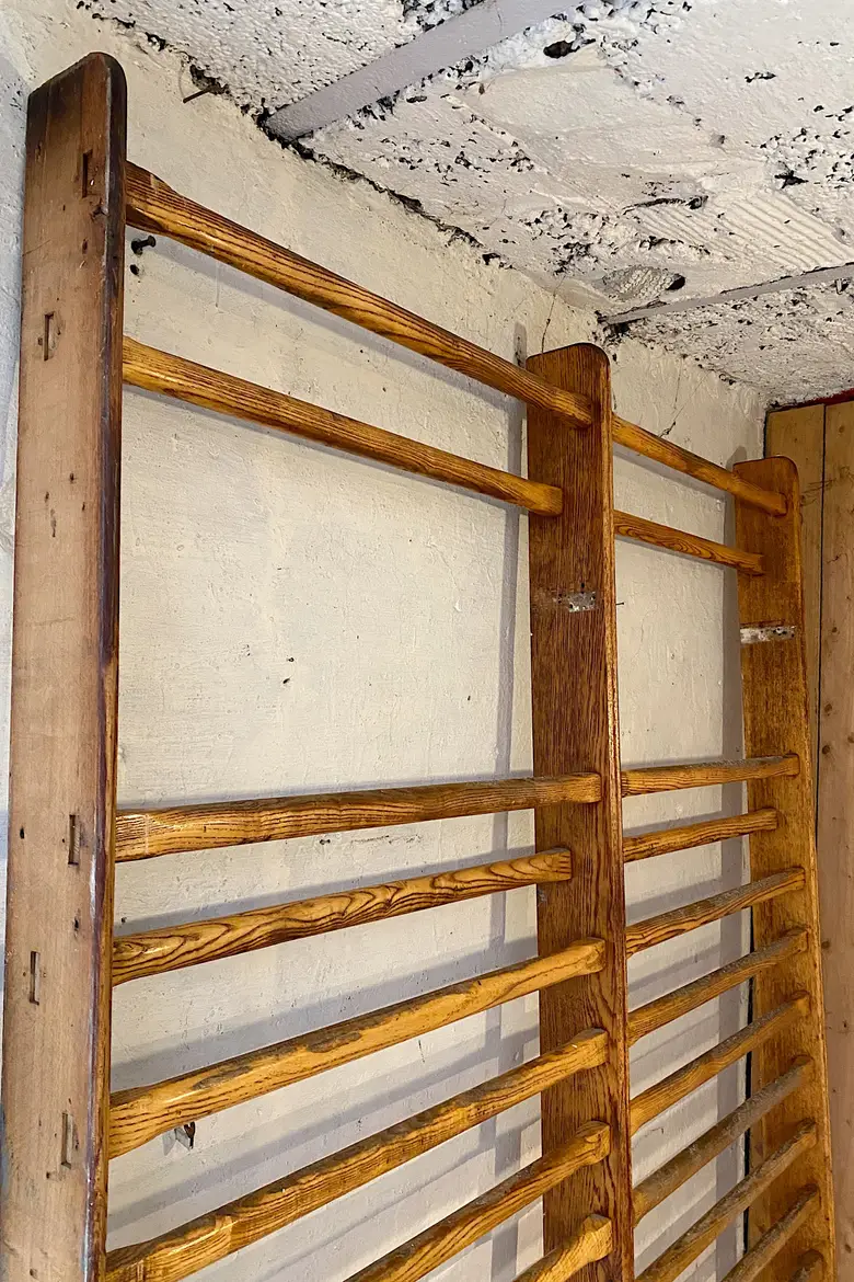 Espalier de gym vintage en chêne