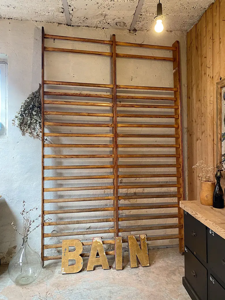 Espalier de gym vintage en chêne