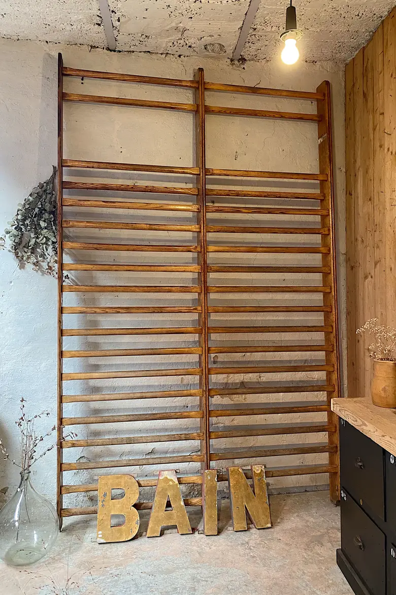 Espalier de gym vintage en chêne