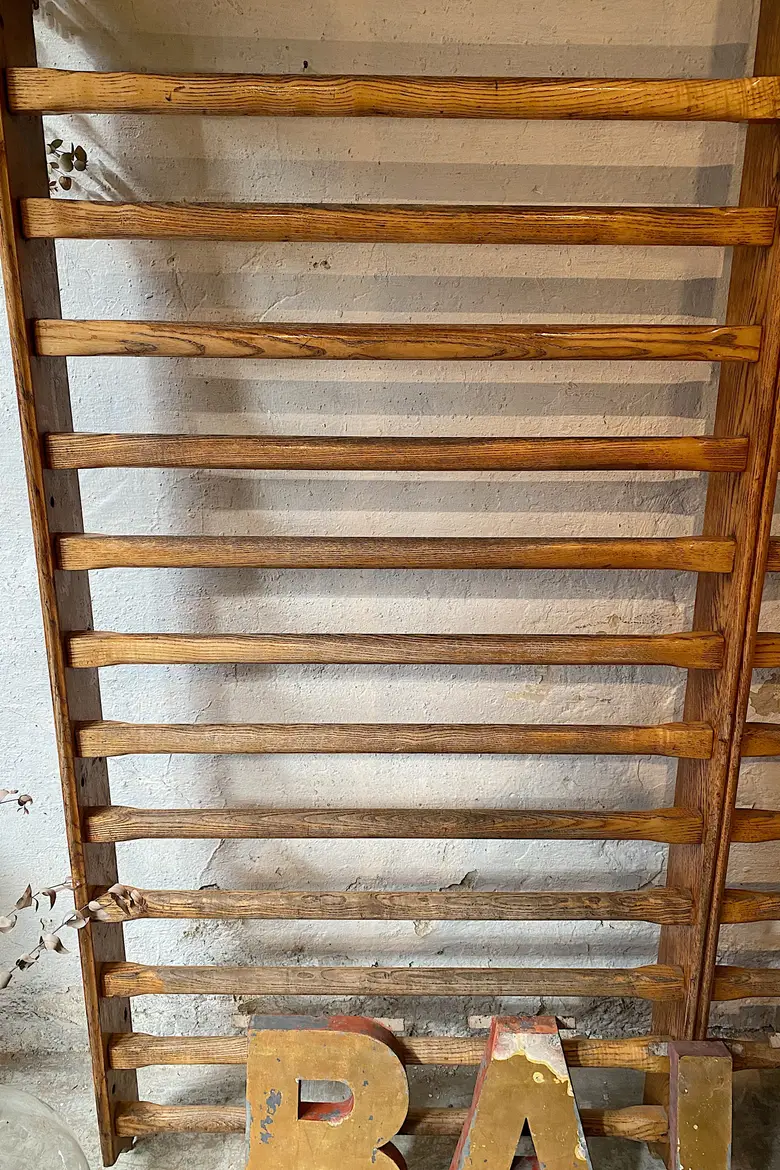 Espalier de gym vintage en chêne