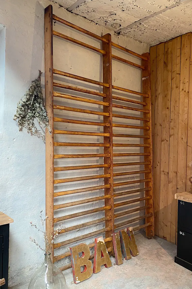 Espalier de gym vintage en chêne