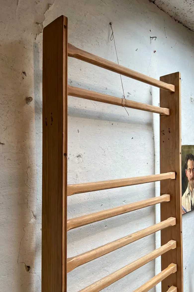 Espalier de gym vintage en hêtre Années 50