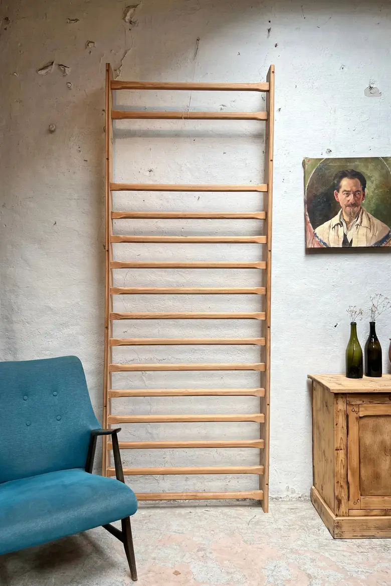 Espalier de gym vintage en hêtre Années 50