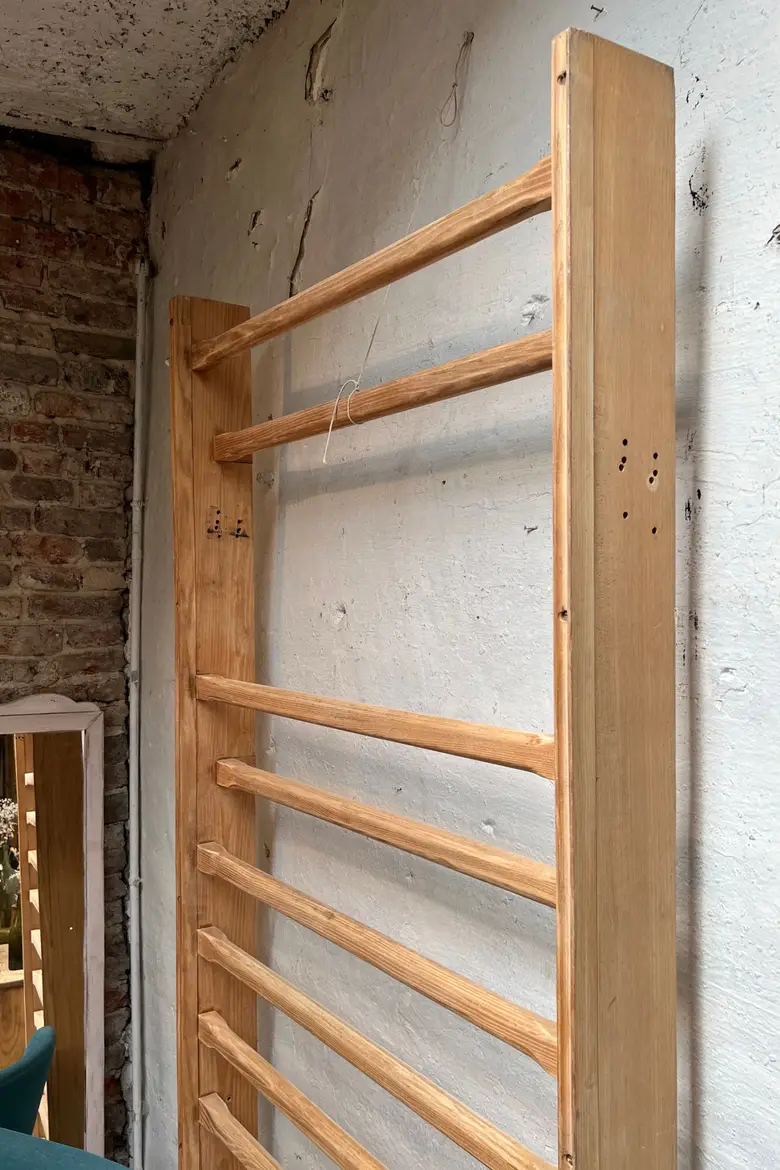 Espalier de gym vintage en hêtre Années 50