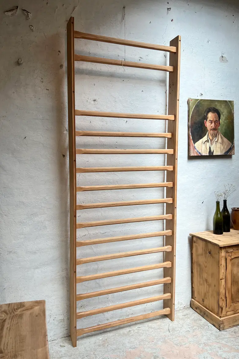 Espalier de gym vintage en hêtre Années 50