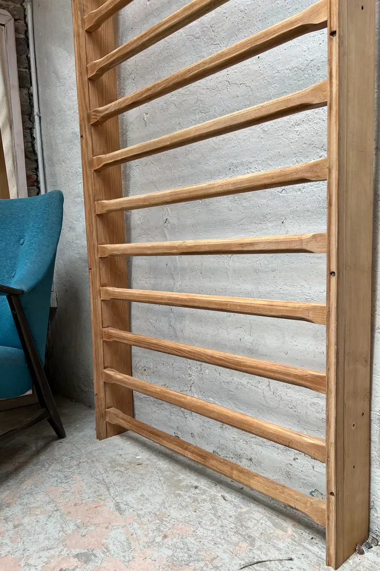 Espalier de gym vintage en hêtre Années 50