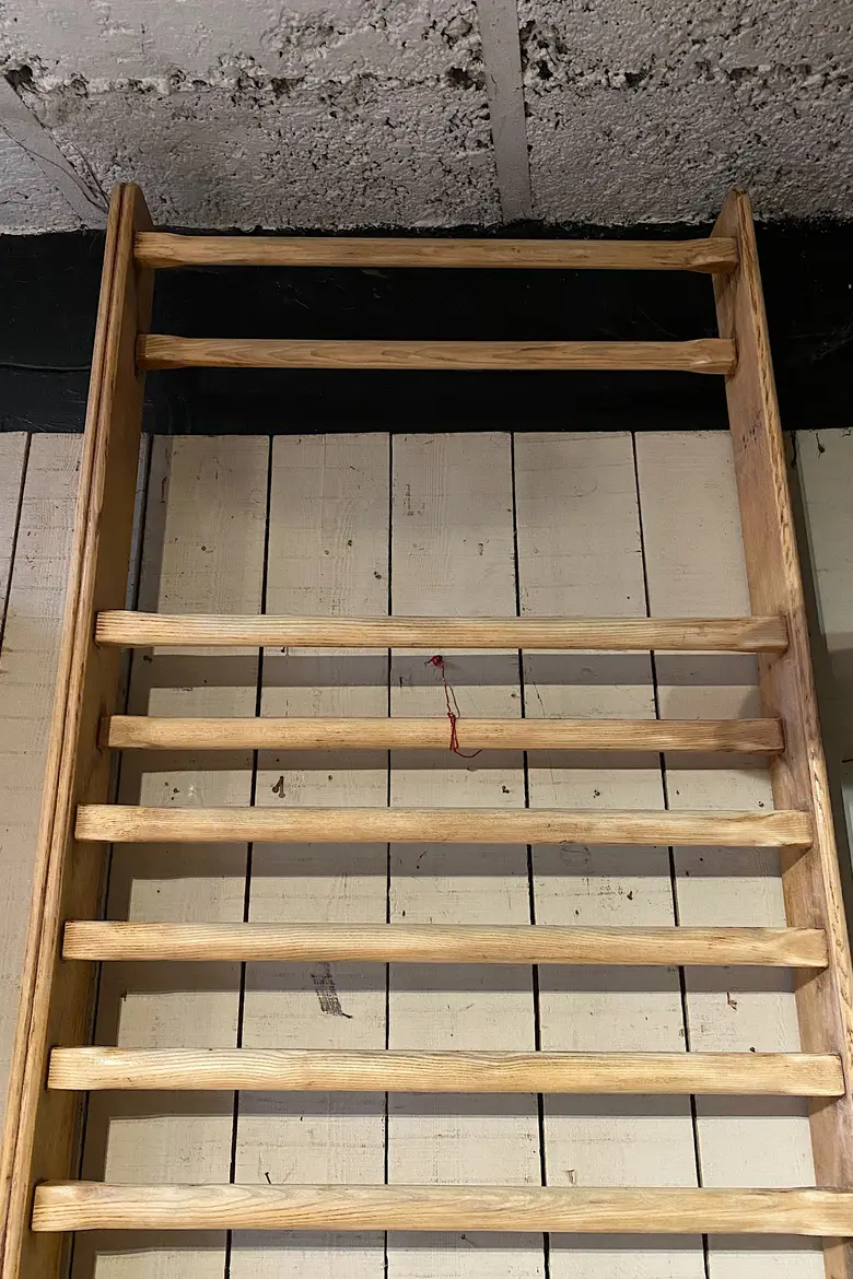Espalier de gymnastique en chêne Début XXème