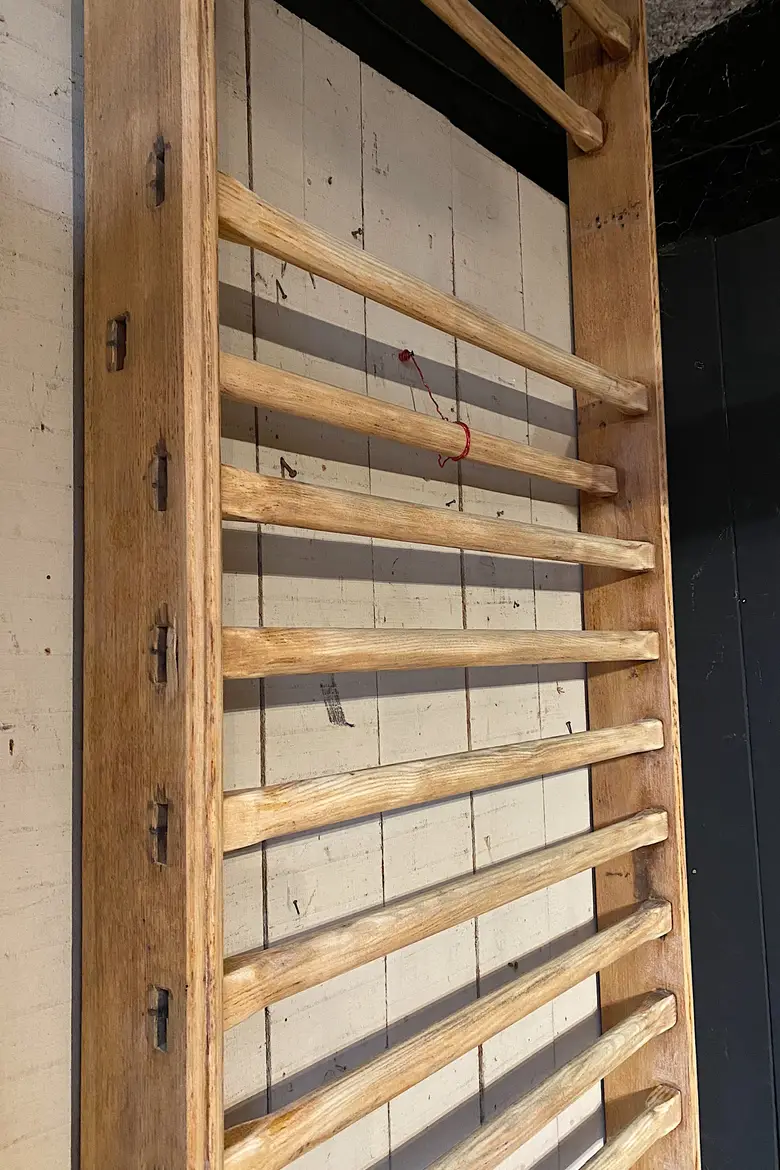 Espalier de gymnastique en chêne Début XXème