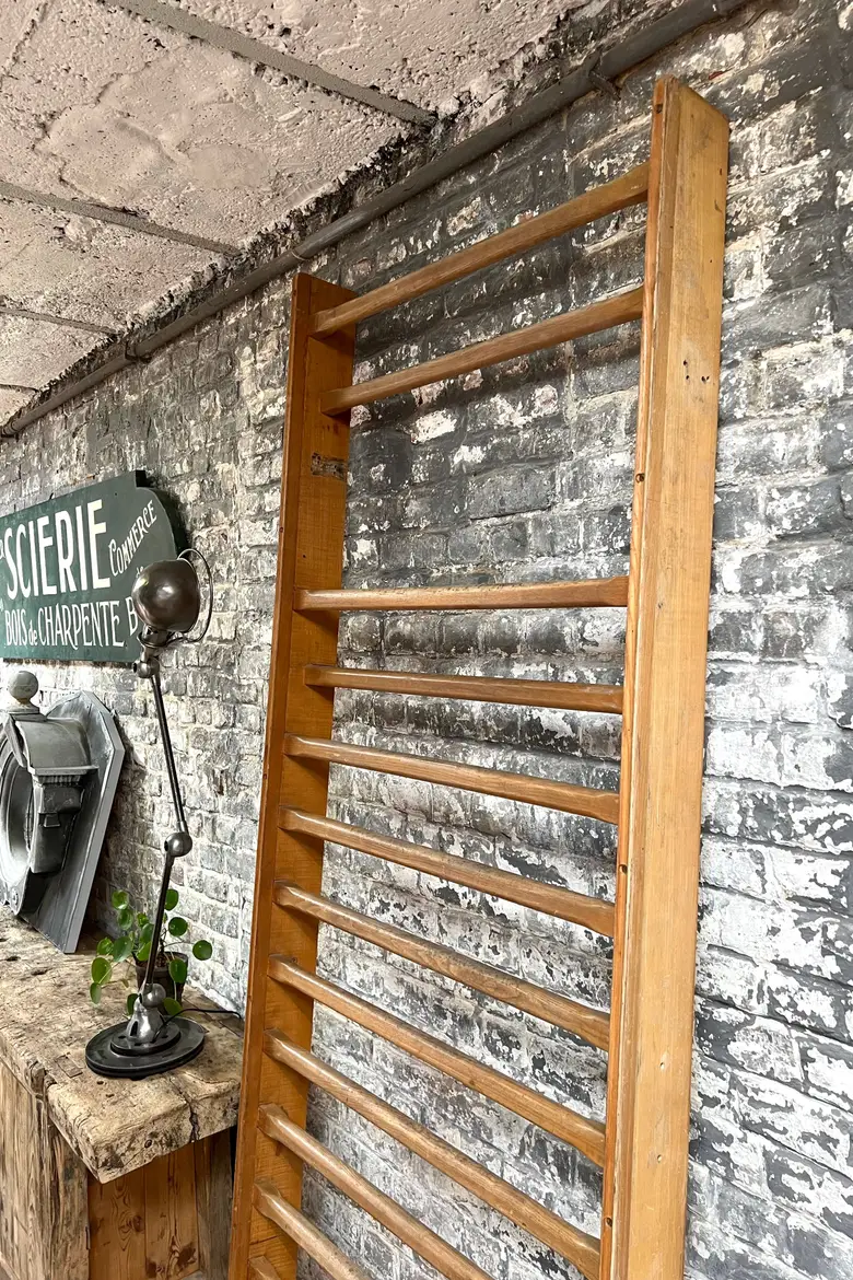Espalier de gymnastique en hêtre Années 50