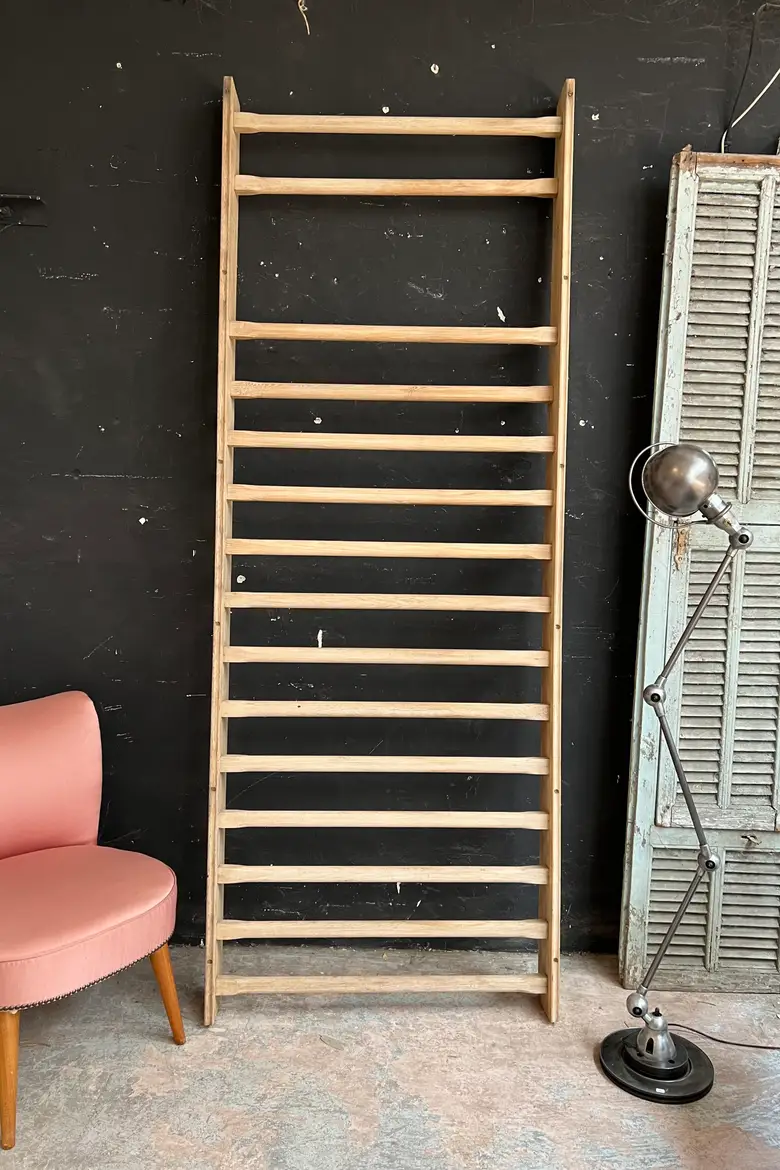 Espalier de gymnastique vintage en hêtre Années 50