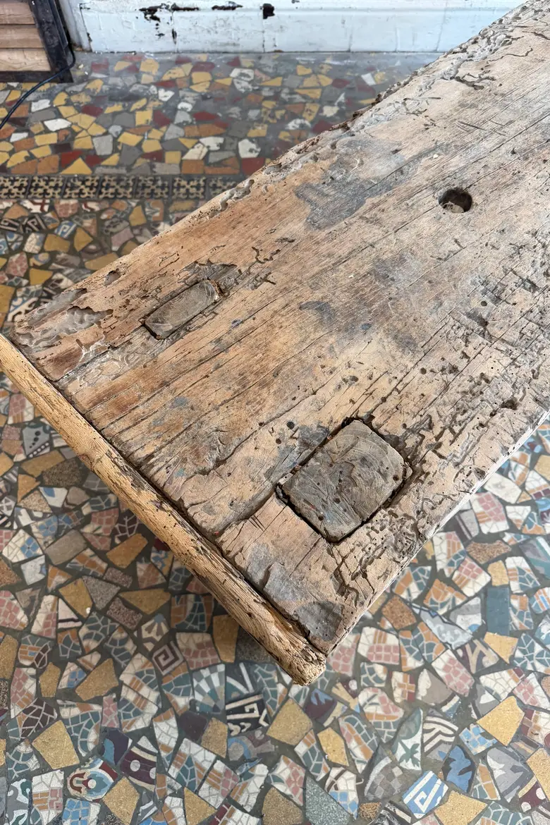 Établi bas ancien