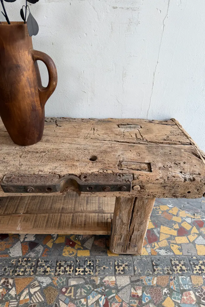 Établi bas ancien