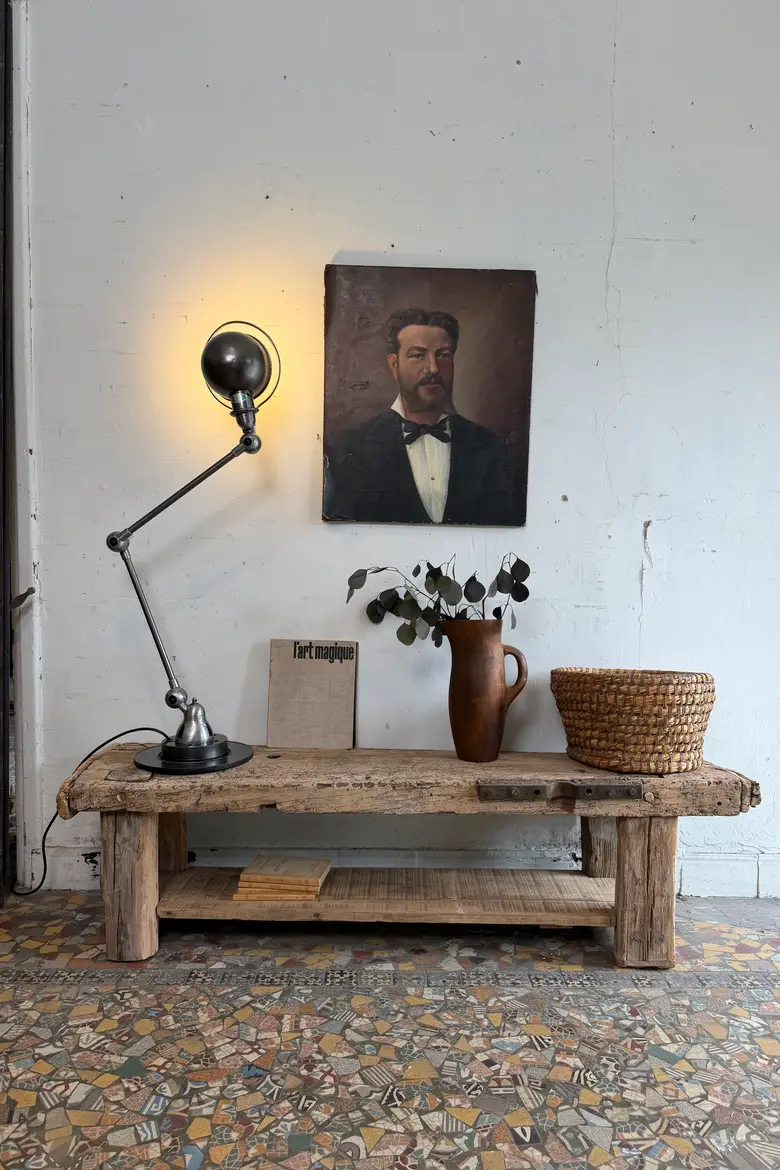 Établi bas ancien