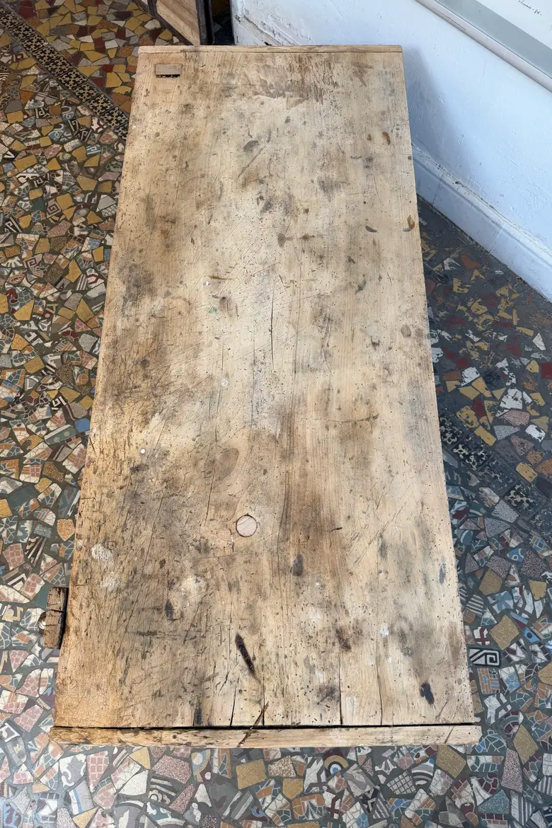 Établi bas ancien