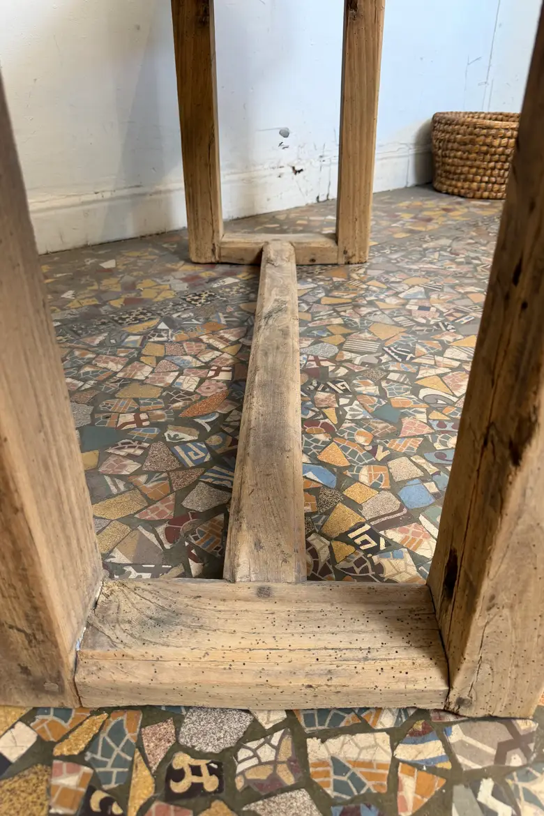 Établi console en frêne