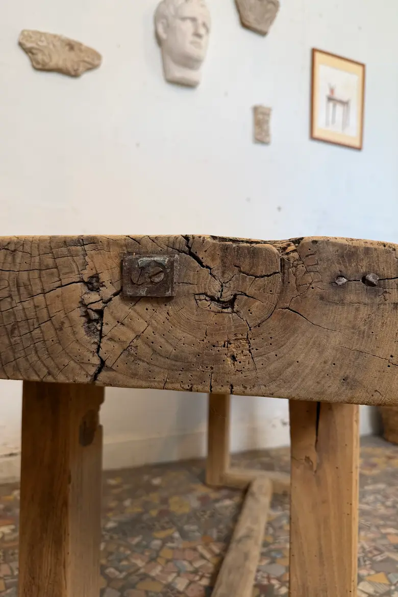 Établi console en frêne