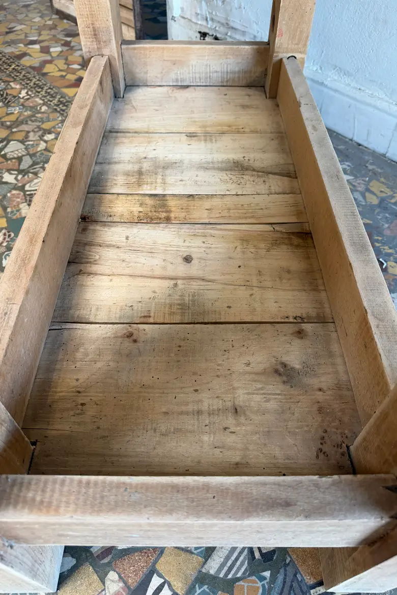 Établi d’atelier en hêtre