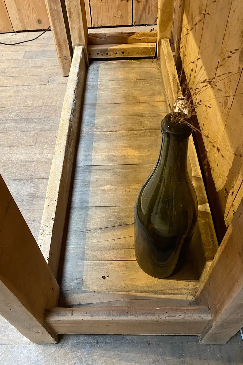 Établi de menuisier en bois brut Début XXème