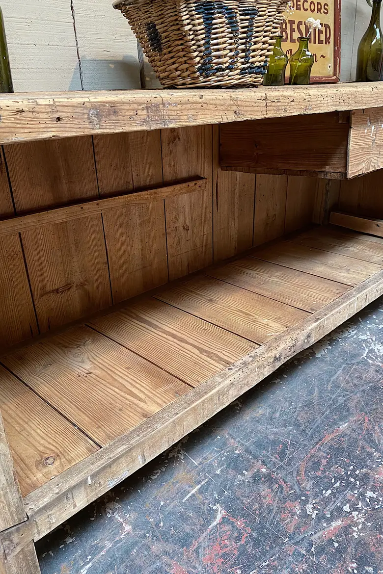 Établi de menuisier en bois Début XXème