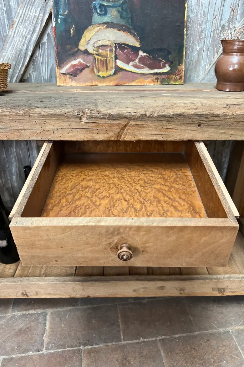 Établi en chêne