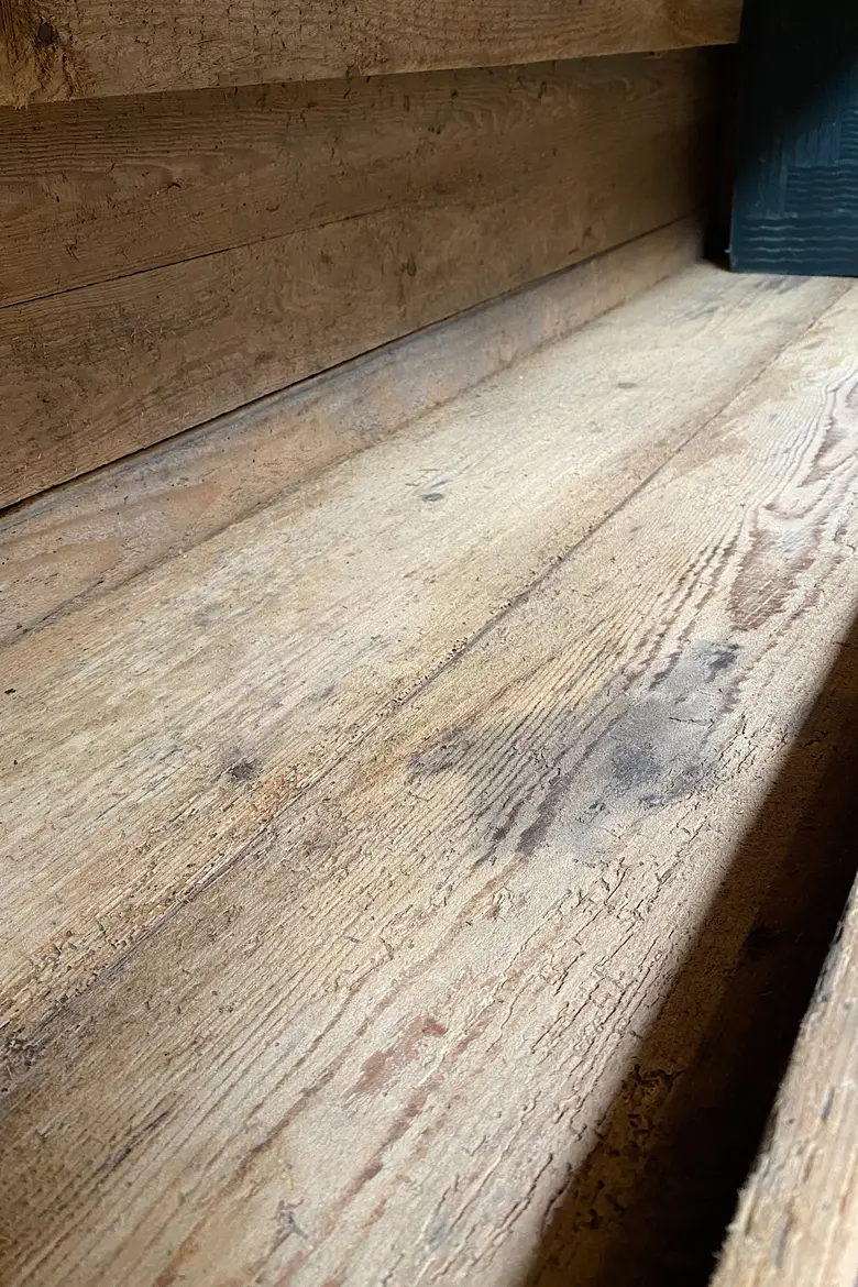 Établi primitif en bois Début XXème