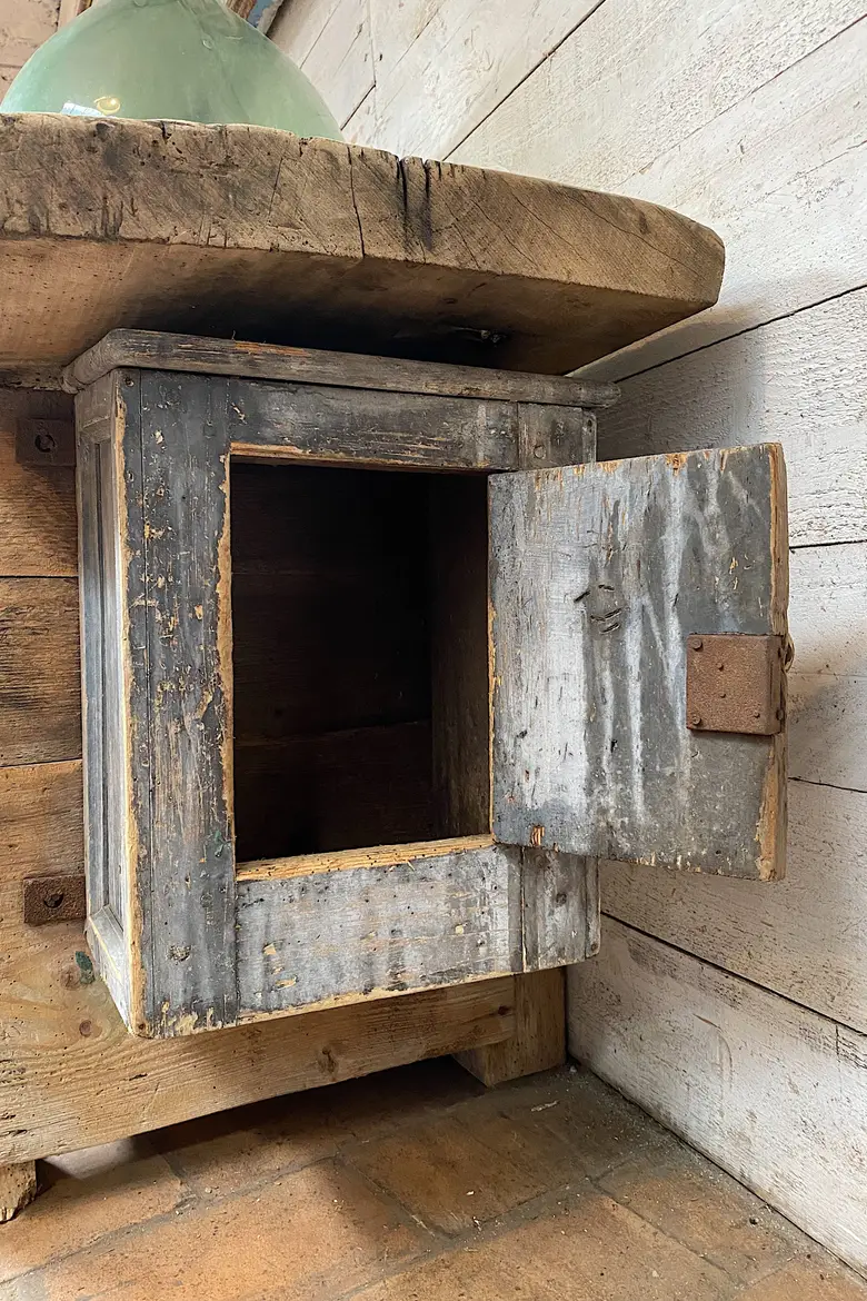 Établi primitif en bois Début XXème
