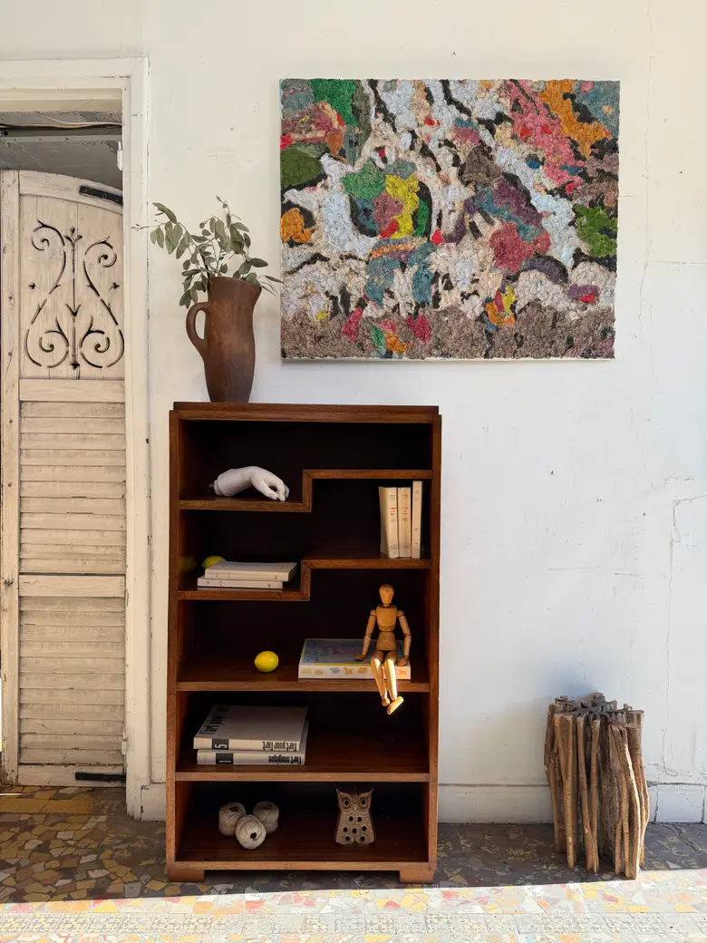 Étagère Art Déco en palissandre