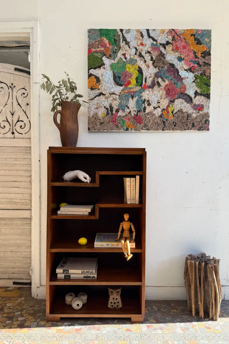 Étagère Art Déco en palissandre