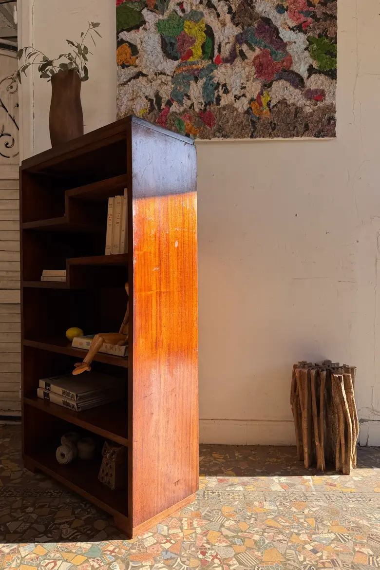 Étagère Art Déco en palissandre