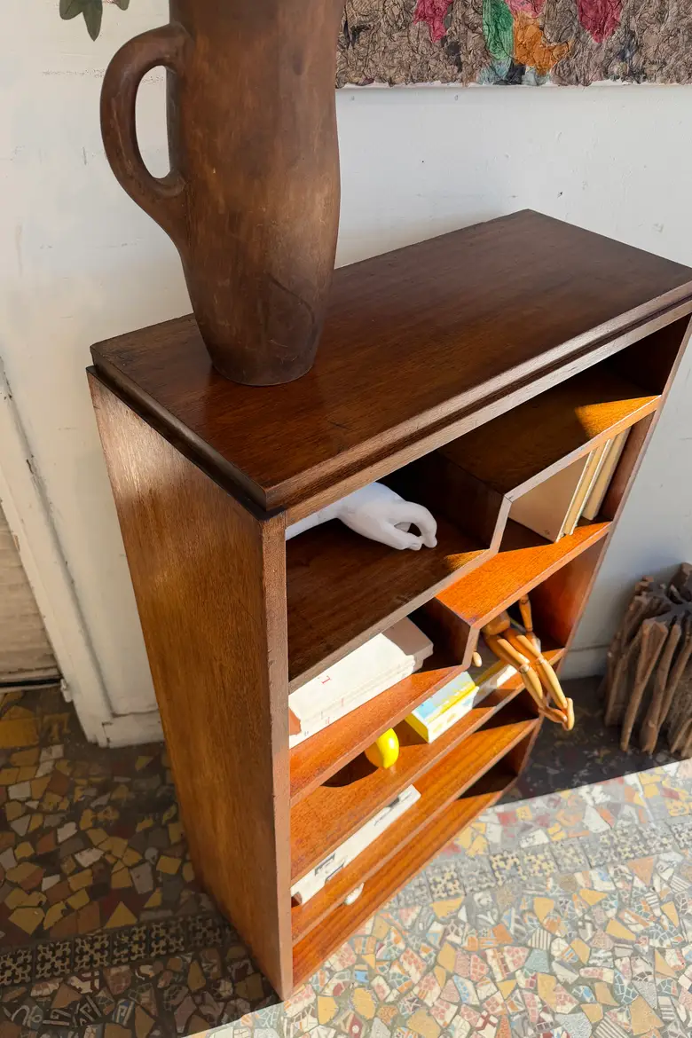 Étagère Art Déco en palissandre