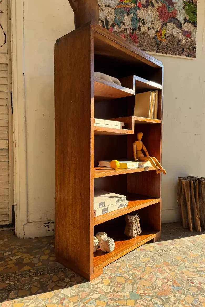 Étagère Art Déco en palissandre