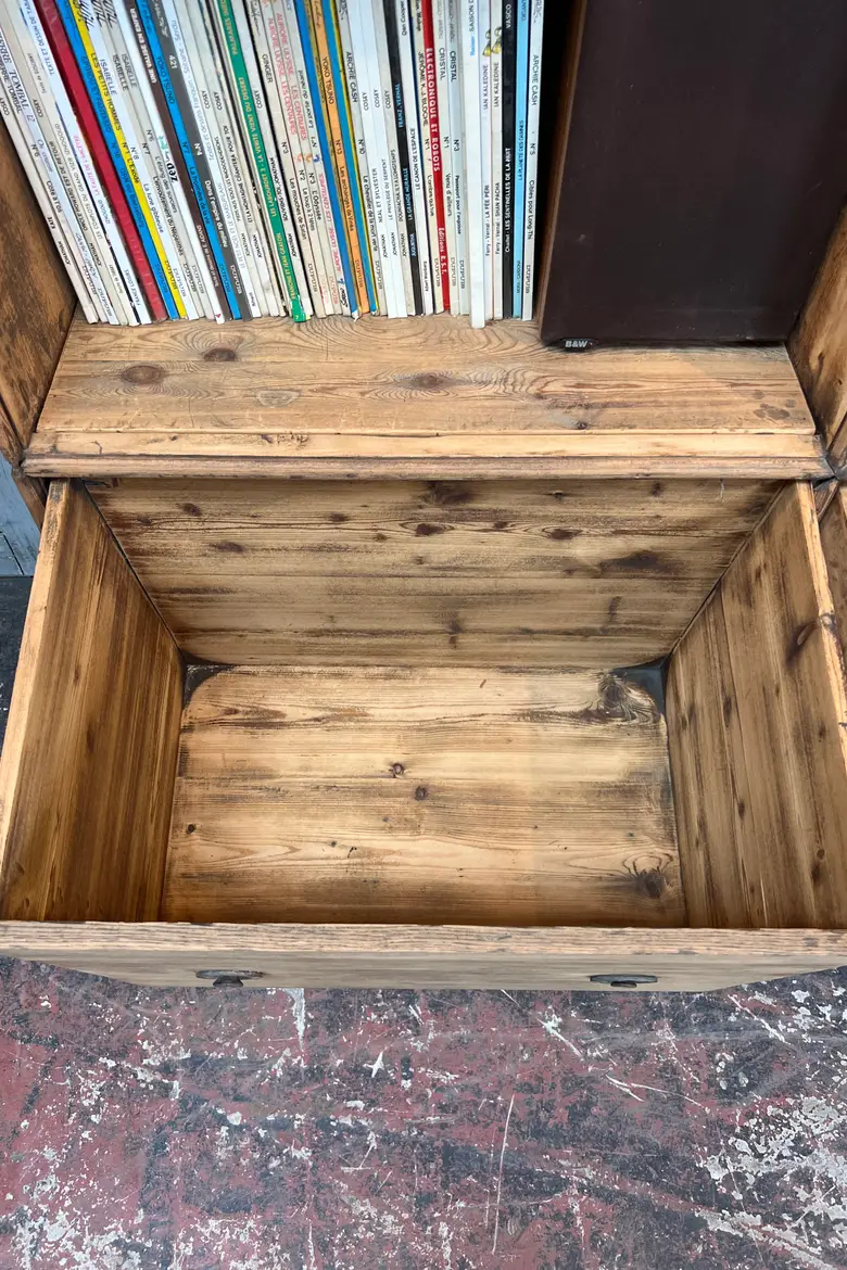 Étagère / bibliothèque en chêne et sapin