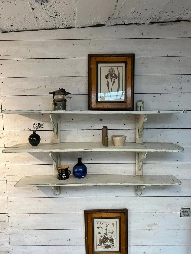 Étagère de cuisine en bois Début XXème