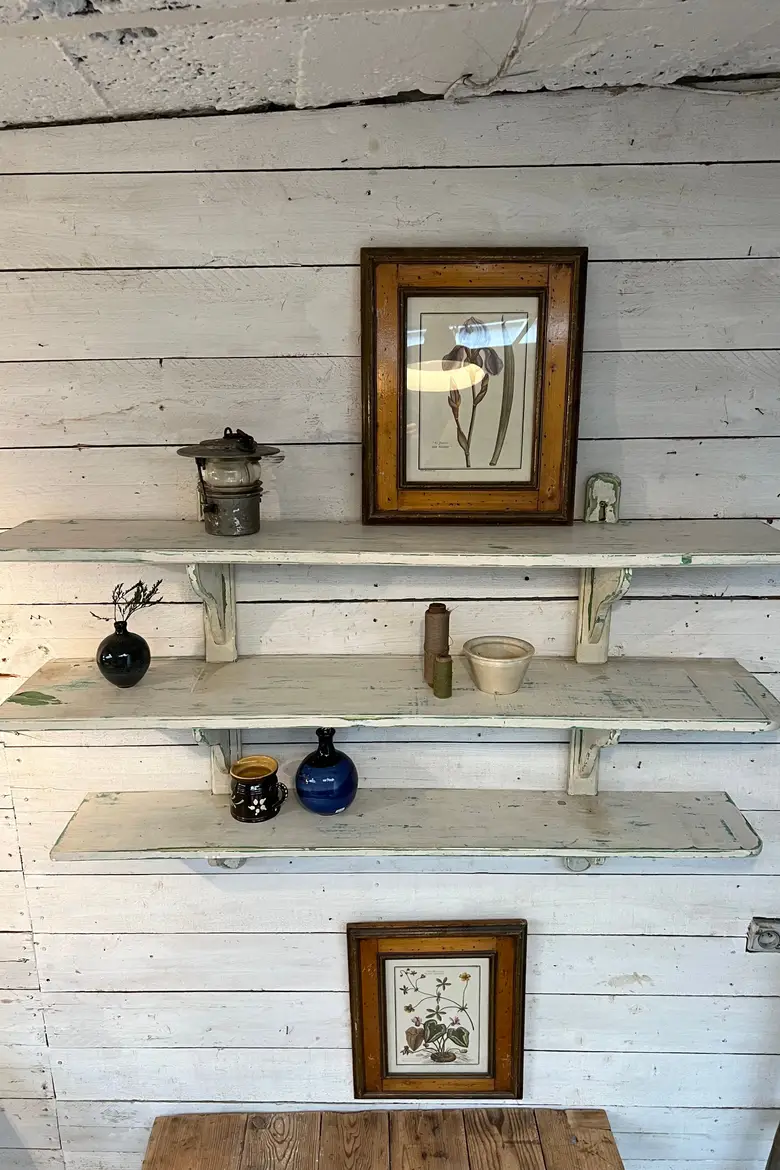 Étagère de cuisine en bois Début XXème