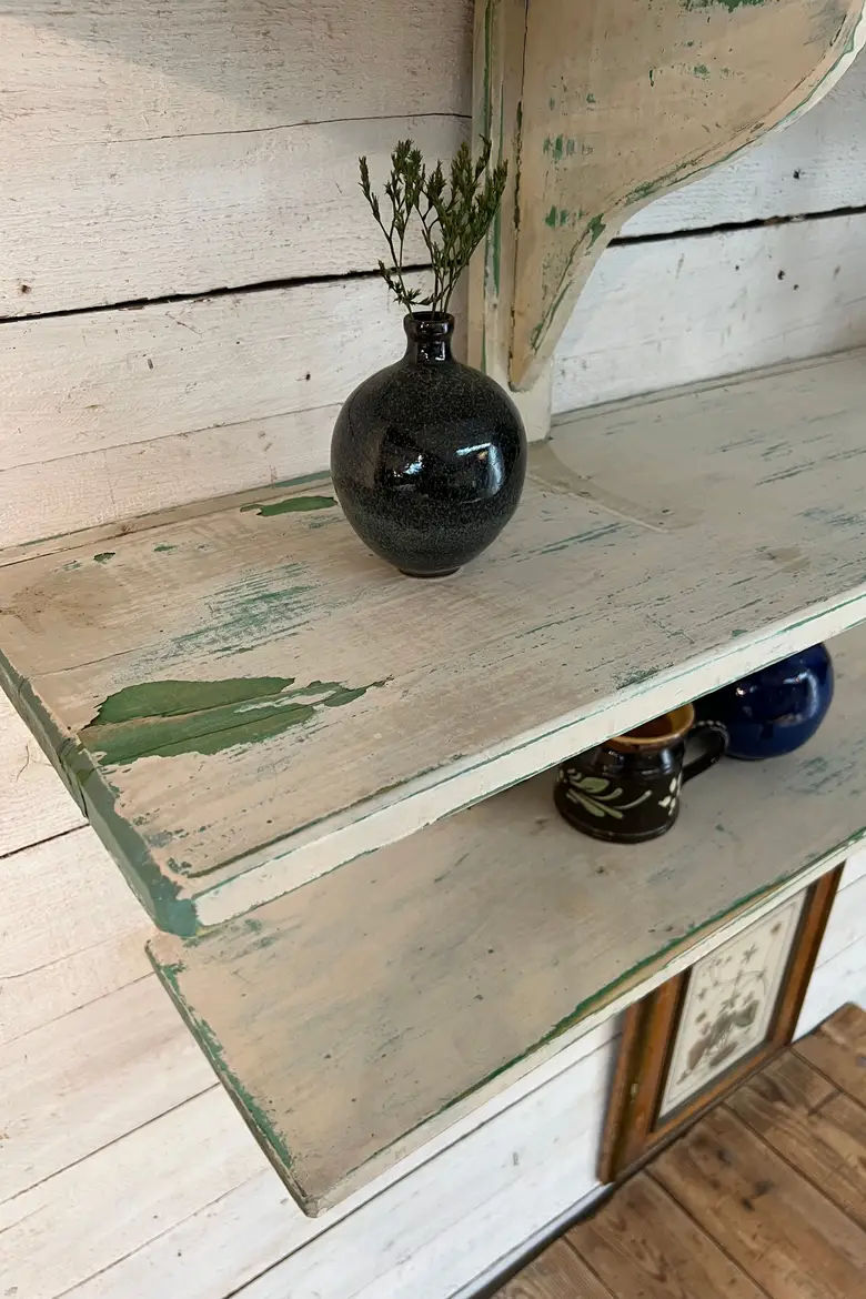 Étagère de cuisine en bois Début XXème