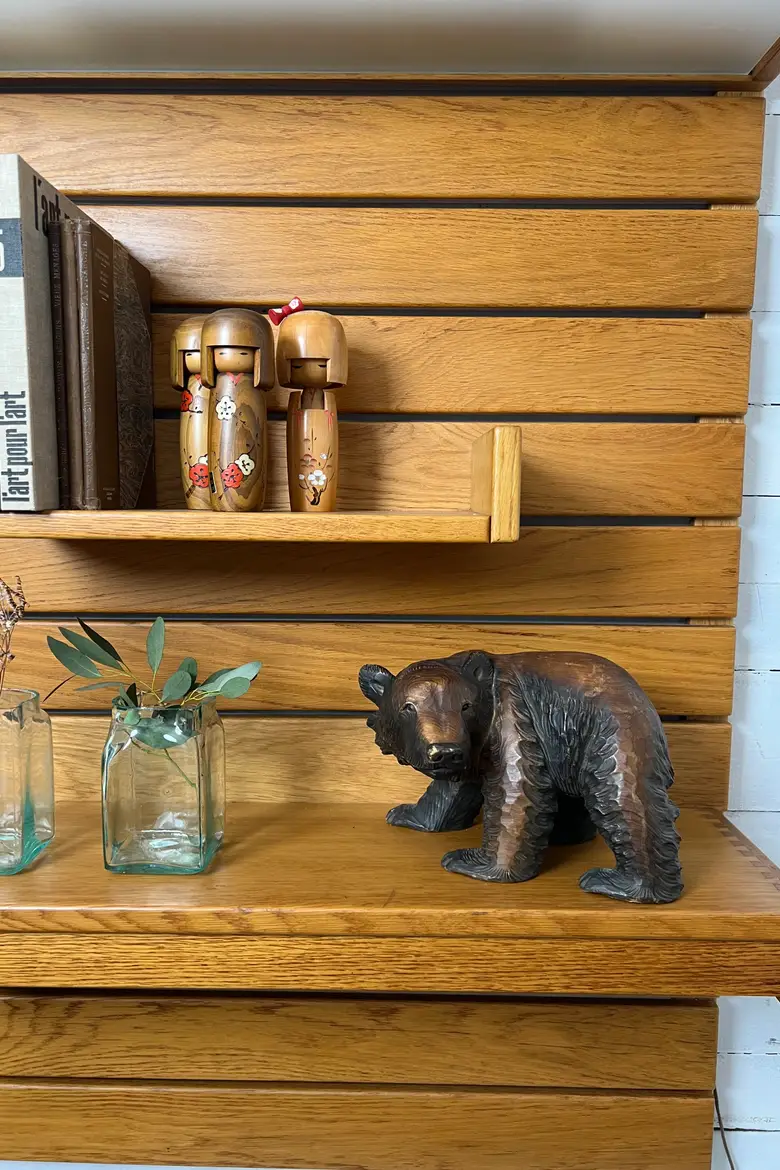 Étagère décorative 1980