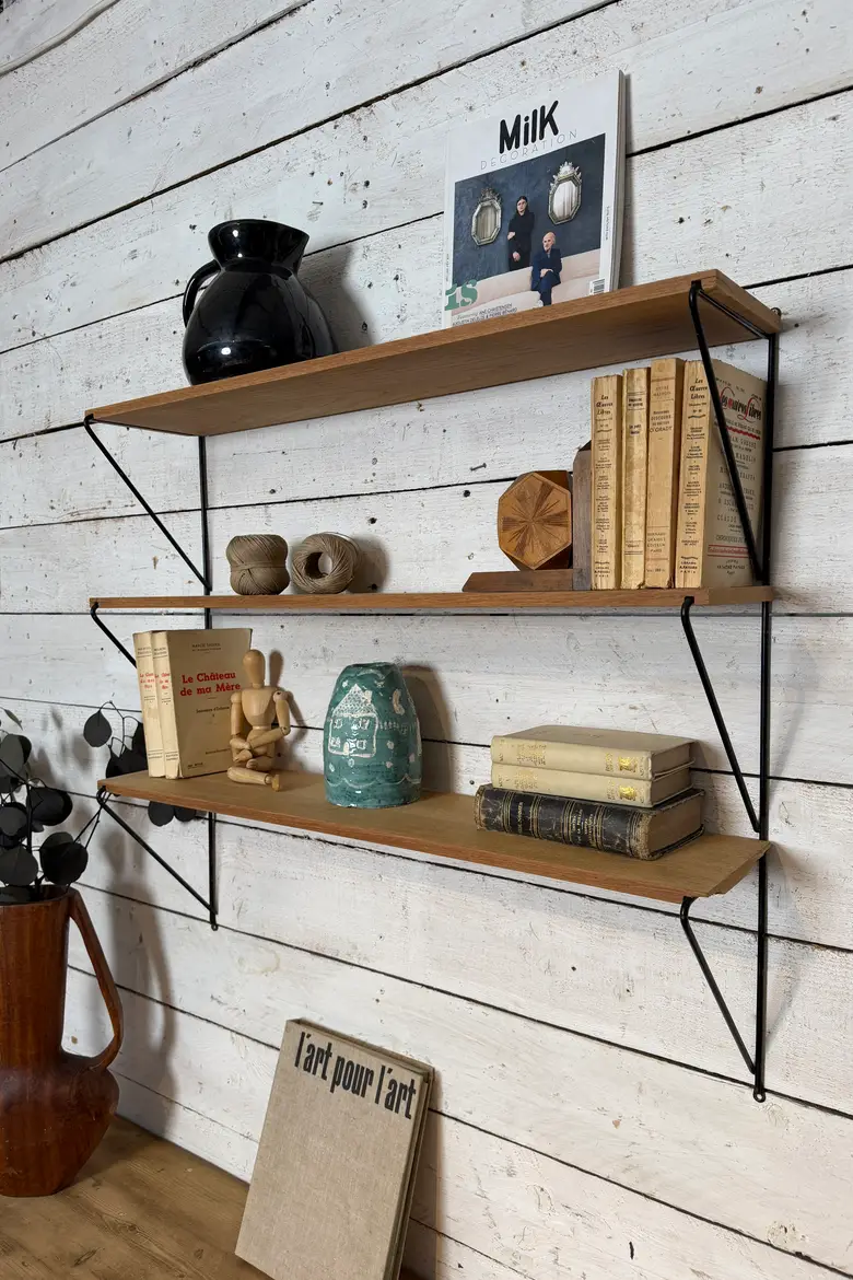 Étagère murale vintage – Années 60/70