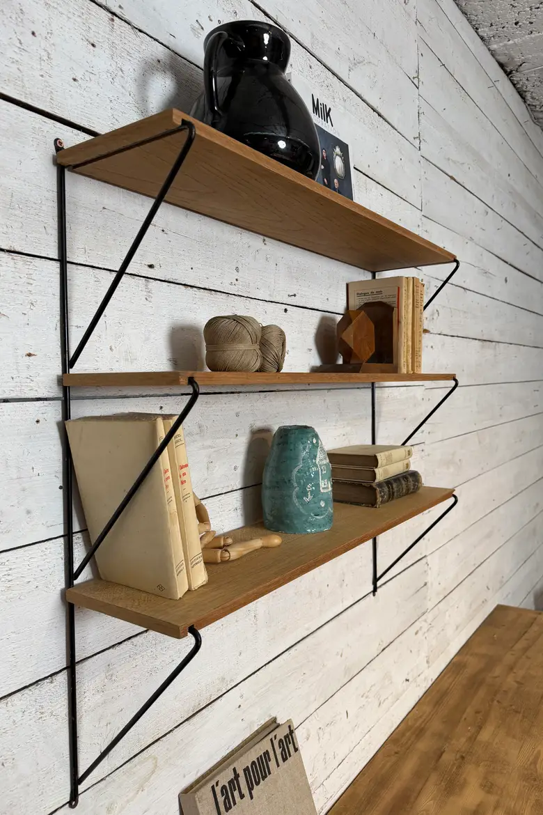 Étagère murale vintage – Années 60/70