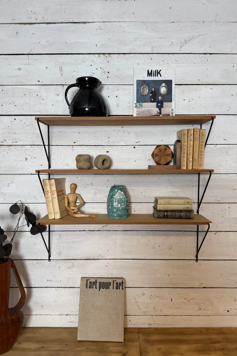 Étagère murale vintage – Années 60/70