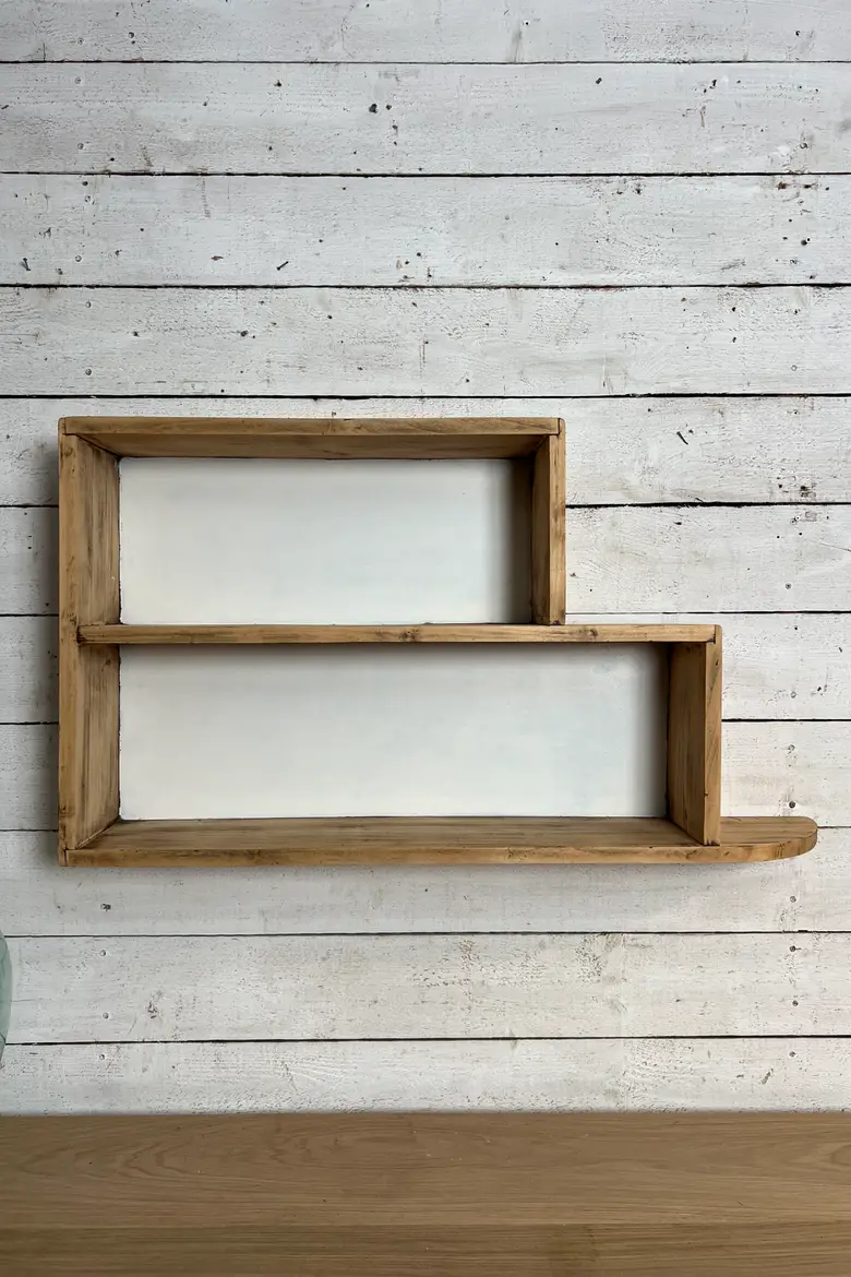 Étagère murale vintage asymétrique