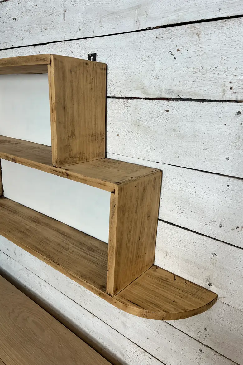 Étagère murale vintage asymétrique