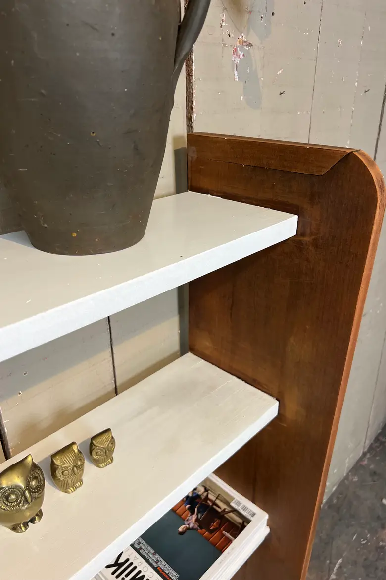 Étagère scandinave vintage en palissandre