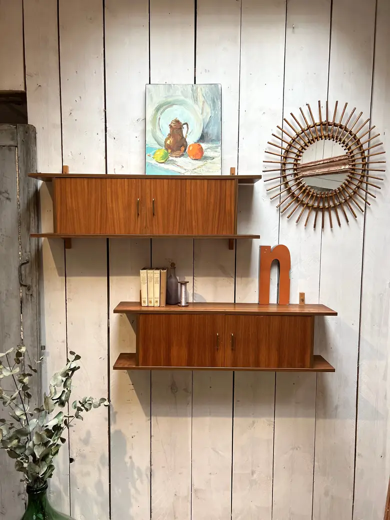 Étagères  scandinaves vintage Années 50