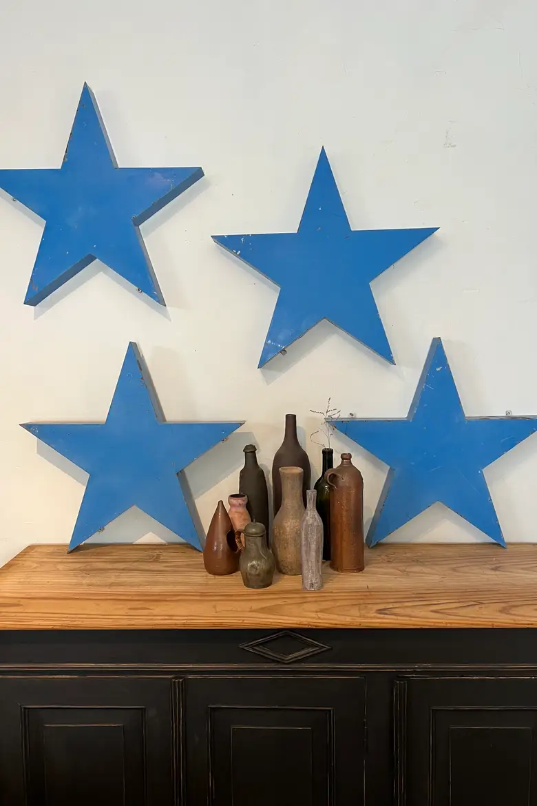 Étoile décorative en métal