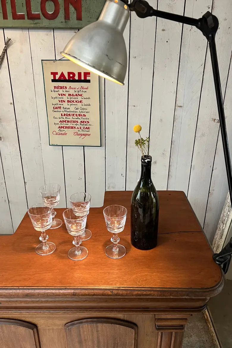 Exceptionnel comptoir de brasserie en acajou
