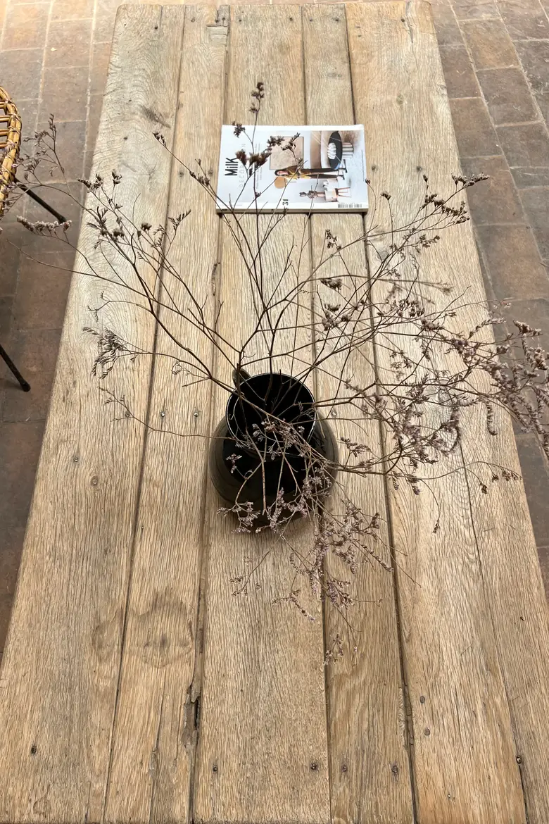 Table basse en chêne fin 19ème