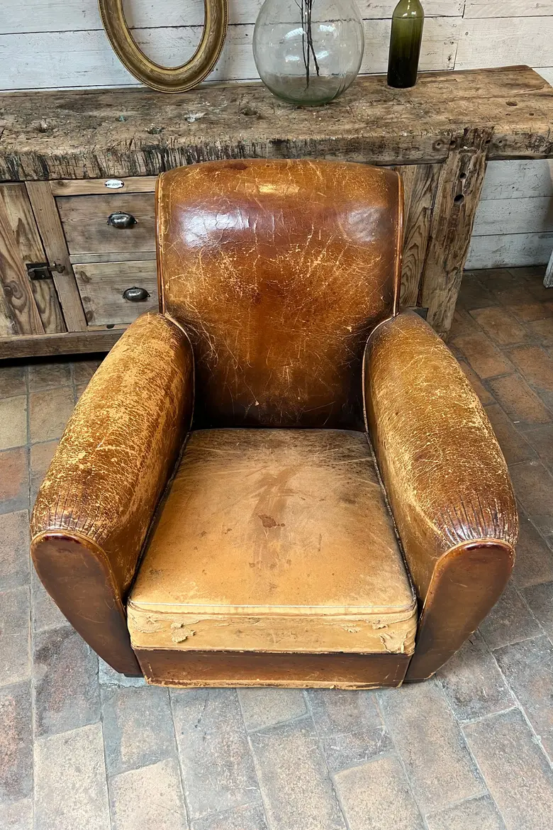 Fauteuil club vintage Années 30