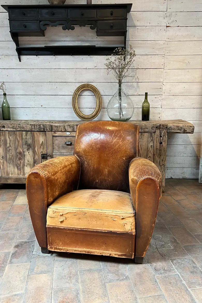 Fauteuil club vintage Années 30