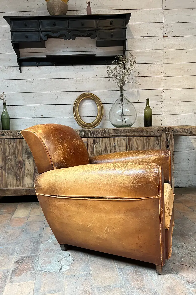 Fauteuil club vintage Années 30